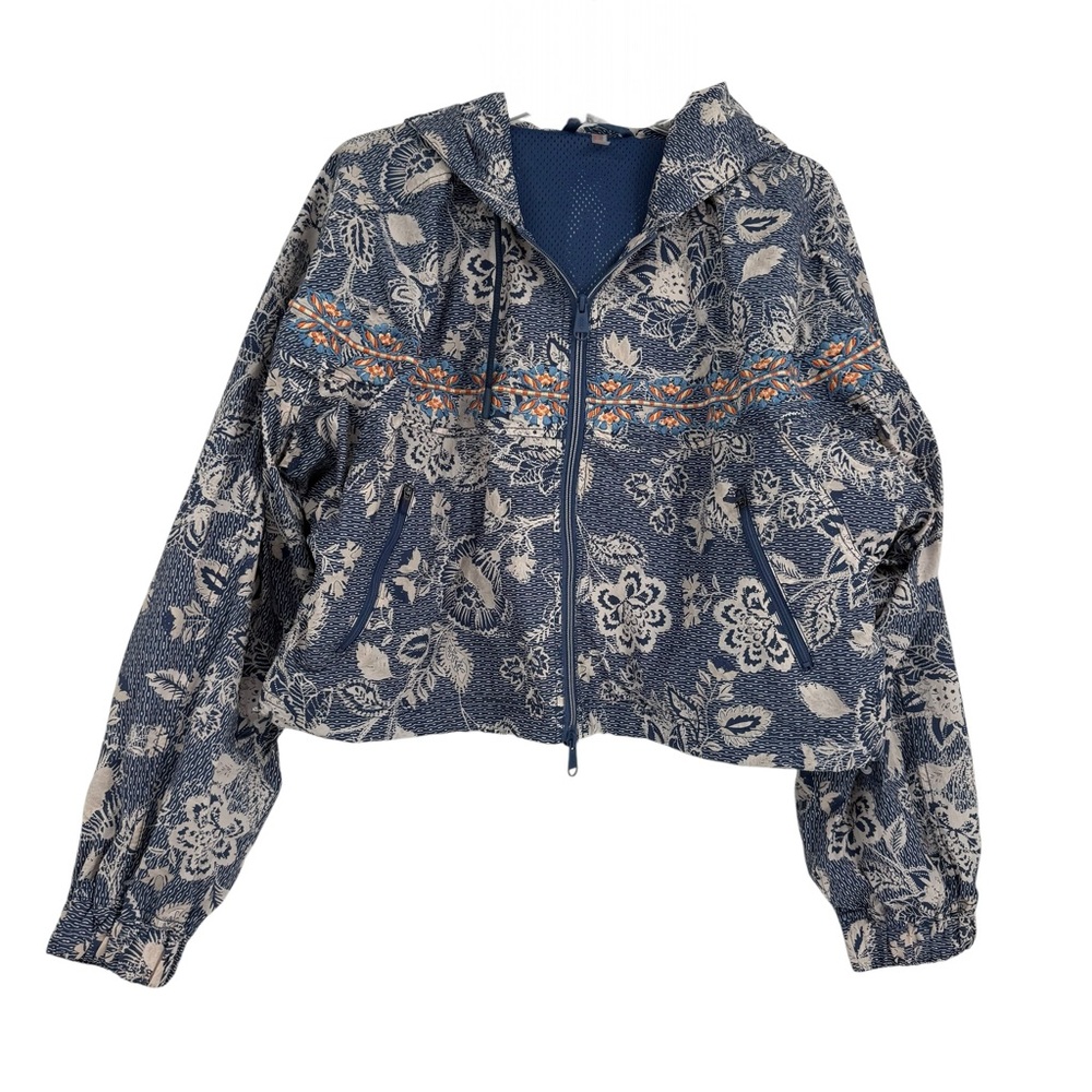 Free People Movement My Everything Purple Jacket Size Small Embroidered Floral - Picture 3 of 12